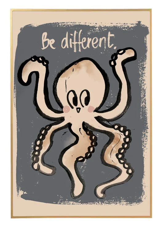 Studioloco Octo Wall Poster 50 x 70cm