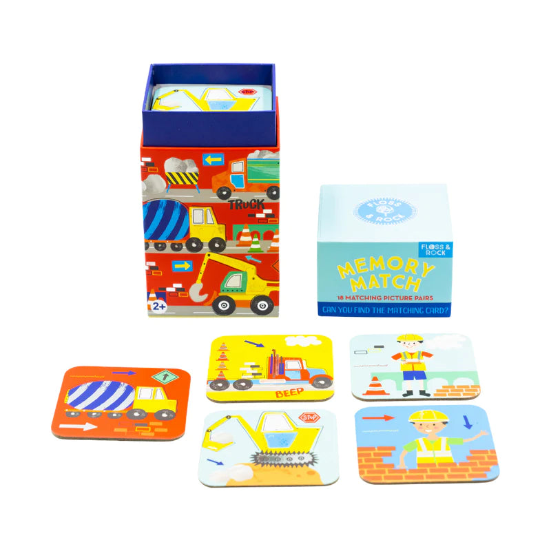 Floss & Rock Construction Memory Match Game