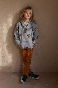 Lötie Kids - Bird Hats Hoody in Grey