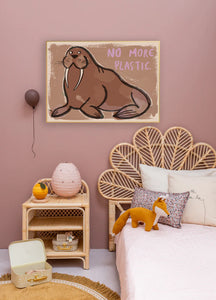 Studioloco Walrus Wall Poster 50 x 70cm