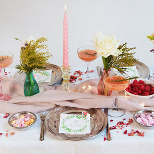 Warm Coloured Spiral Candles - 4 Pack