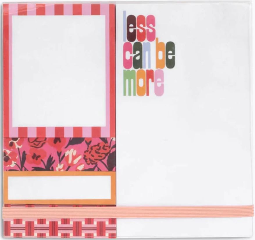ban.dō 'Less Can Be More' Sticky Note Set