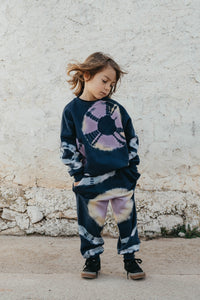 Little Man Happy - Dark Night Tie Dye Sweatpants